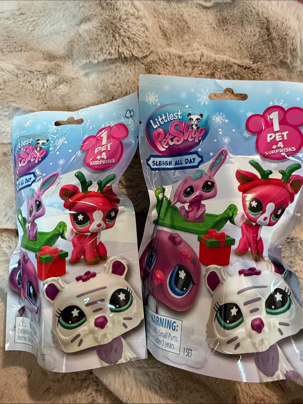 Littlest Pet Shop Sleigh all Day Blind Bag - Set of 2